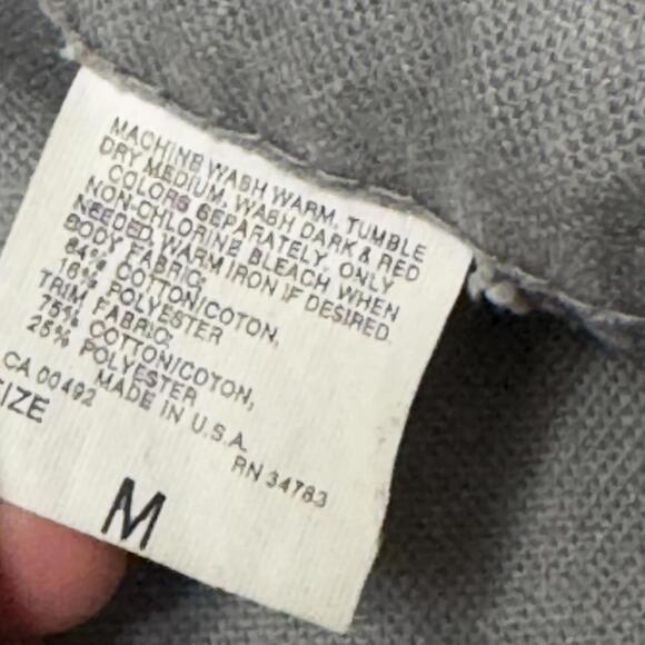 EUC Women’s Ms Lee Grey Denim Corduroy Button up Vest  Size Medium - Picture 3 of 6